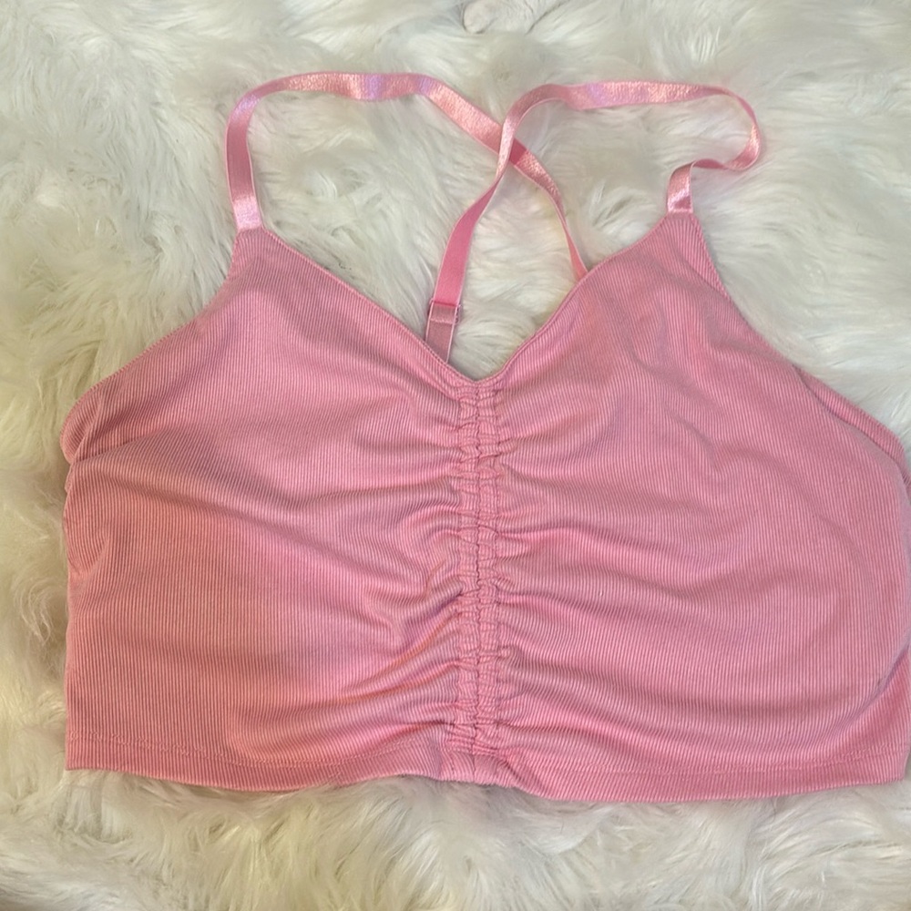 Body & soul Large light pink sports bra.